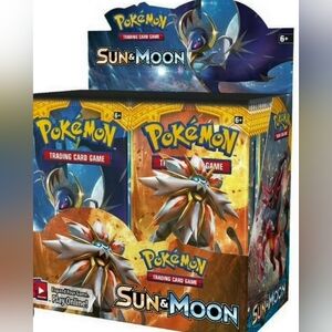 Pokemon Sun & Moon Trading Card Booster Box with all sealed packs FREE SHIP